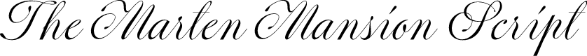 The Marten Mansion Script