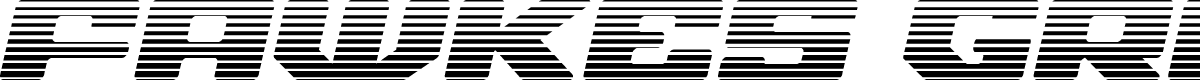 Fawkes Gradient Italic