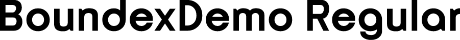 Boundex-Demo Regular