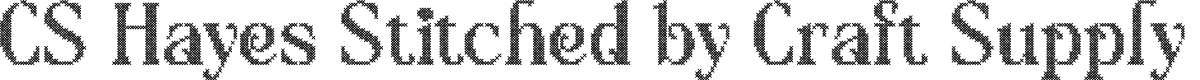 CS Hayes Stitched Regular Demo