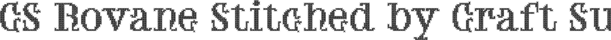 CS Rovane Stitched Regular Demo