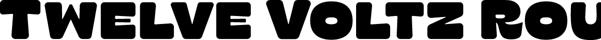 Twelve Voltz Rounded Bold