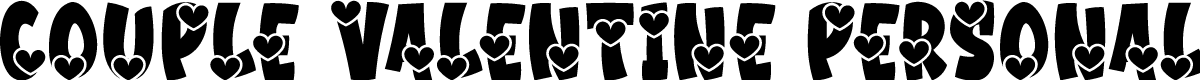 Couple Valentine PERSONAL USE O