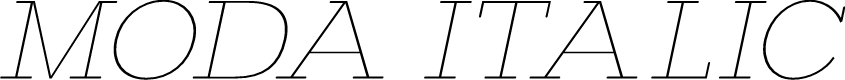 MODA ITALIC
