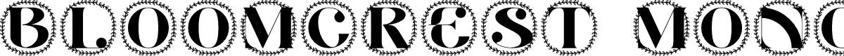 Bloomcrest Monogram