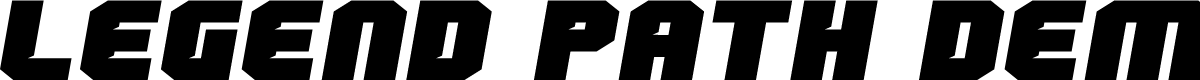 Legend Path Demo