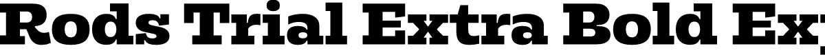 Rods Trial Extra Bold Expanded