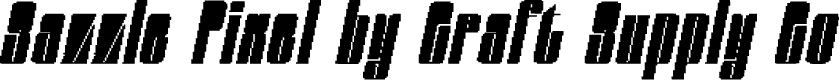SazzlePixel-Regular Demo