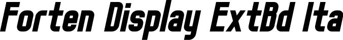 Forten Display ExtBd Ita