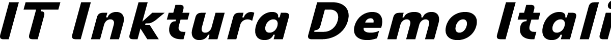 IT Inktura Demo Italic