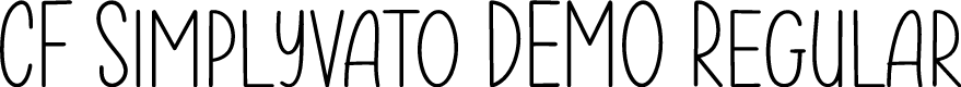 CF Simplyvato DEMO Regular
