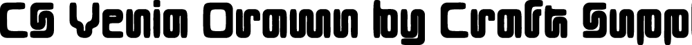 CSVeniaDrawn-Regular Demo