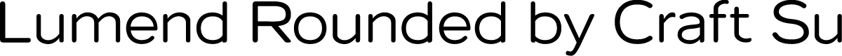 Lumend Rounded Demo Regular
