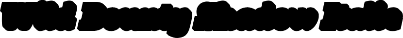 Wild Bounty Shadow Italic
