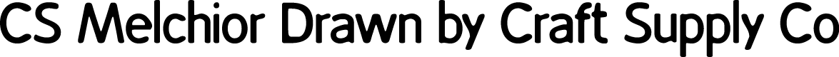 CSMelchiorDrawn-Regular Demo