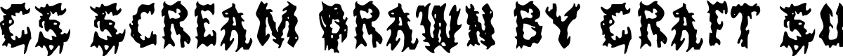 CSScreamDrawn-Regular Demo