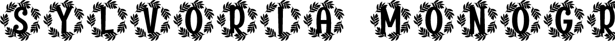 Sylvoria Monogram