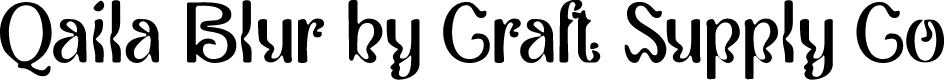 QailaBlur-Regular Demo