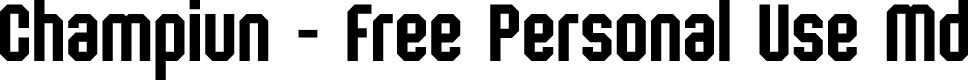 Champiun - Free Personal Use Md
