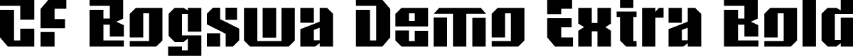 CF Bogswa Demo Extra Bold