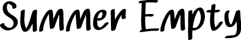 Summer Empty