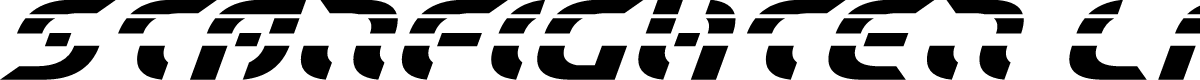 Starfighter Laser Italic