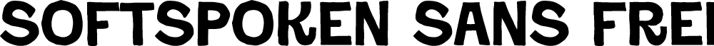 Softspoken Sans Free Demo