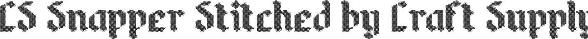 CS Snapper Stitched Regular Demo