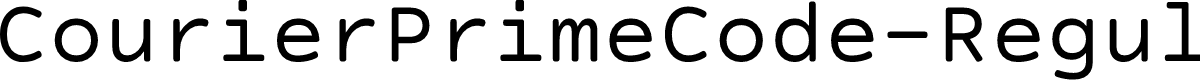 CourierPrimeCode-Regular