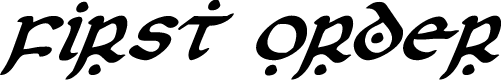 First Order Italic