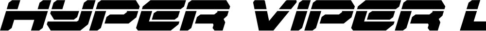 Hyper Viper Laser Italic