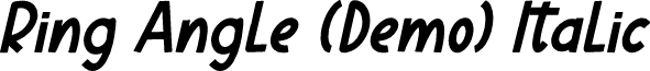Ring Angle (Demo) Italic