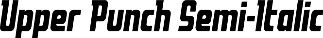 Upper Punch Semi-Italic