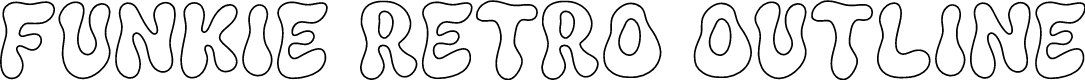 Funkie Retro Outline