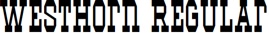 Westhorn Regular