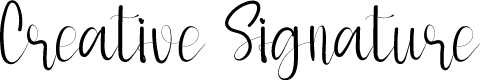 Creative Signature