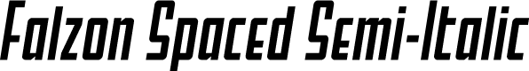 Falzon Spaced Semi-Italic