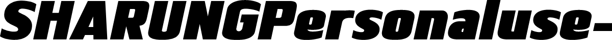 SHARUNGPersonaluse-BlackSlant