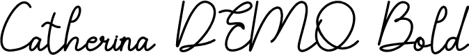 Catherina DEMO Bold
