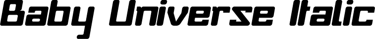 Baby Universe Italic