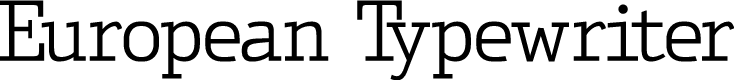 EuropeanTypewriter