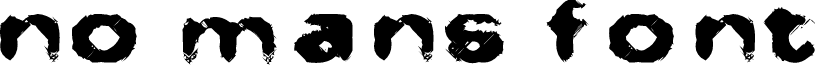 No Man's Font