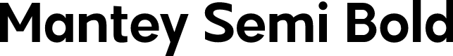 Mantey Semi Bold