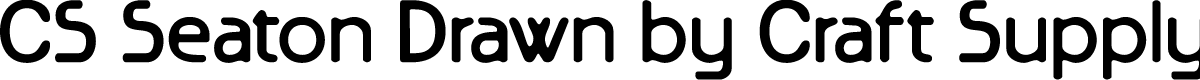 CSSeatonDrawn-Regular Demo