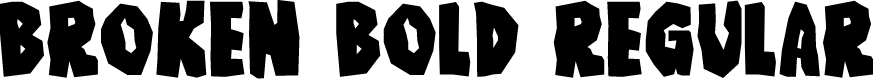 Broken Bold Regular