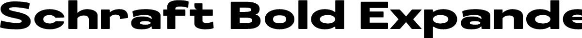 Schraft Bold Expanded
