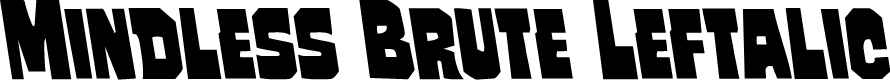 Mindless Brute Leftalic