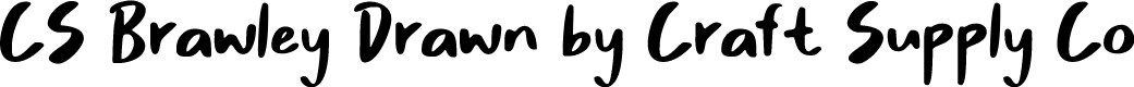 CSBrawleyDrawn-Regular Demo