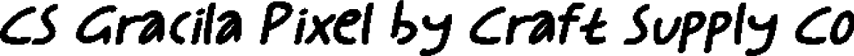 CS Gracila Pixel Regular Demo