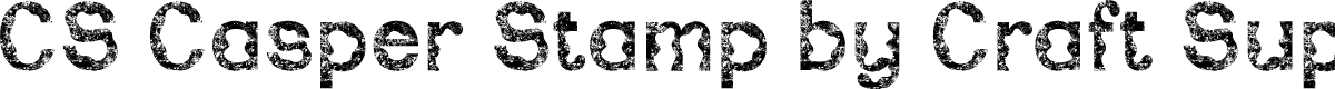 CSCasperStamp-Regular Demo